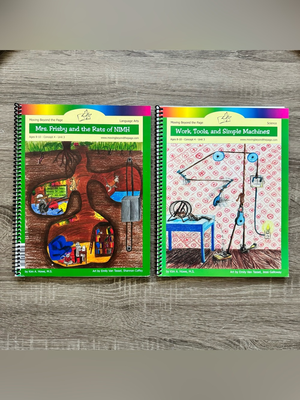 Moving Beyind the Page Curriculum Language Arts Science Homeschool Books 8-10
